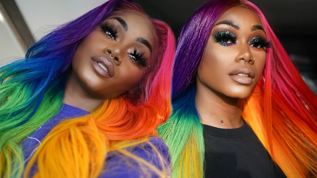 THE BEST Rainbow Hair EVER 🌈 | Simple Beat Makeup | Fairyystylish Launch + Promo code!!