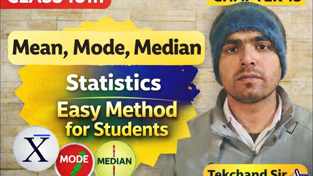 Mean, Mode & Median in One Shot | Class 10 Statistics Chapter 13 | Easy Method