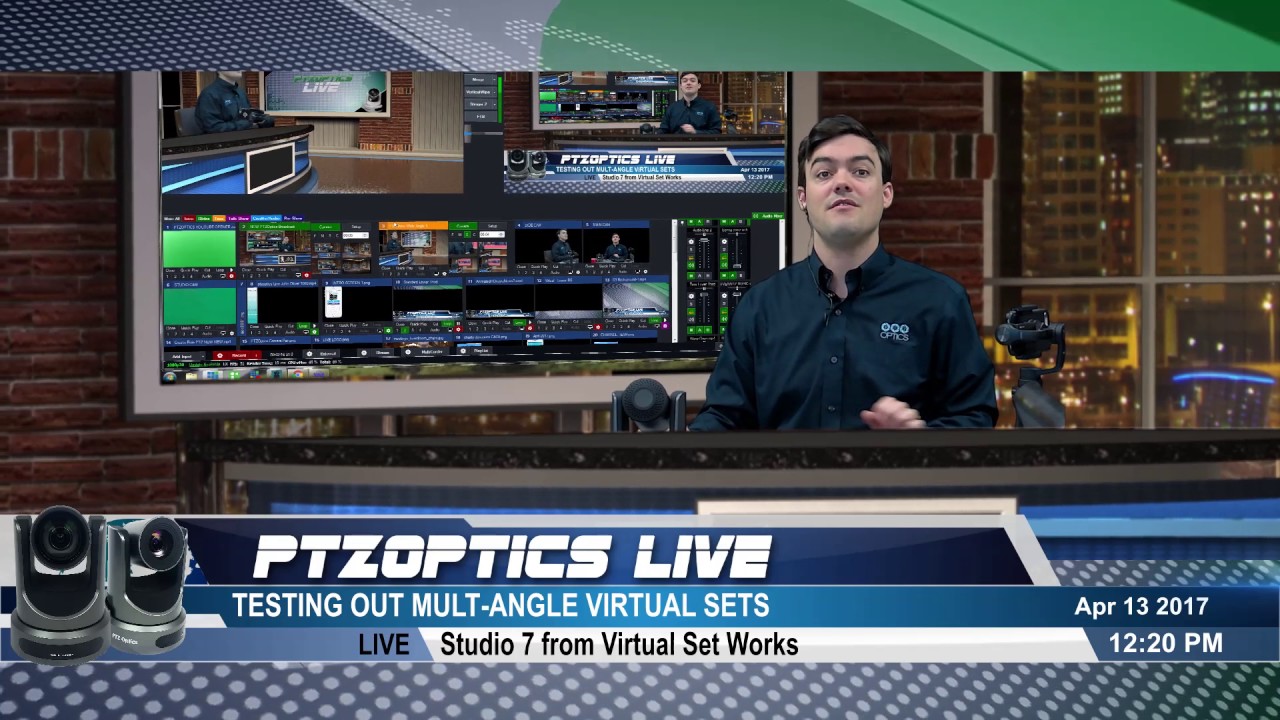 Multi-Camera, Multi-Angle Virtual Sets