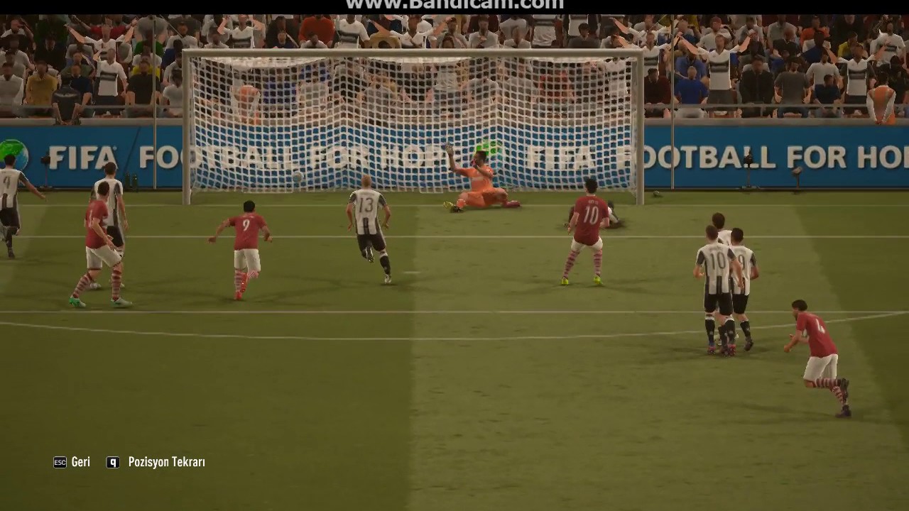 Carrasco lucky freekick goal in Fifa 17 :)