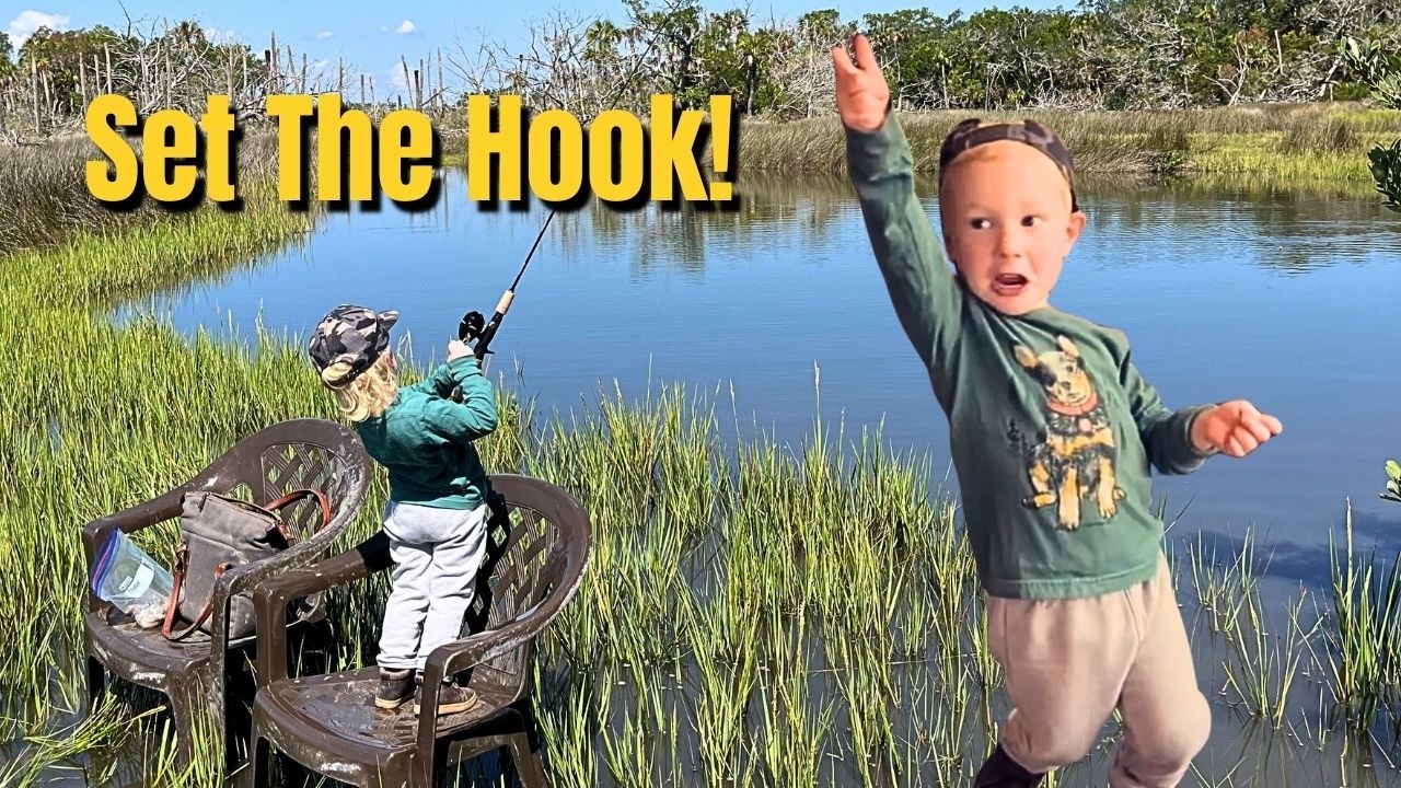 That Hookset Though!! Kid Fishing Gone Right! #kidsfishing #kidsoutdoors
