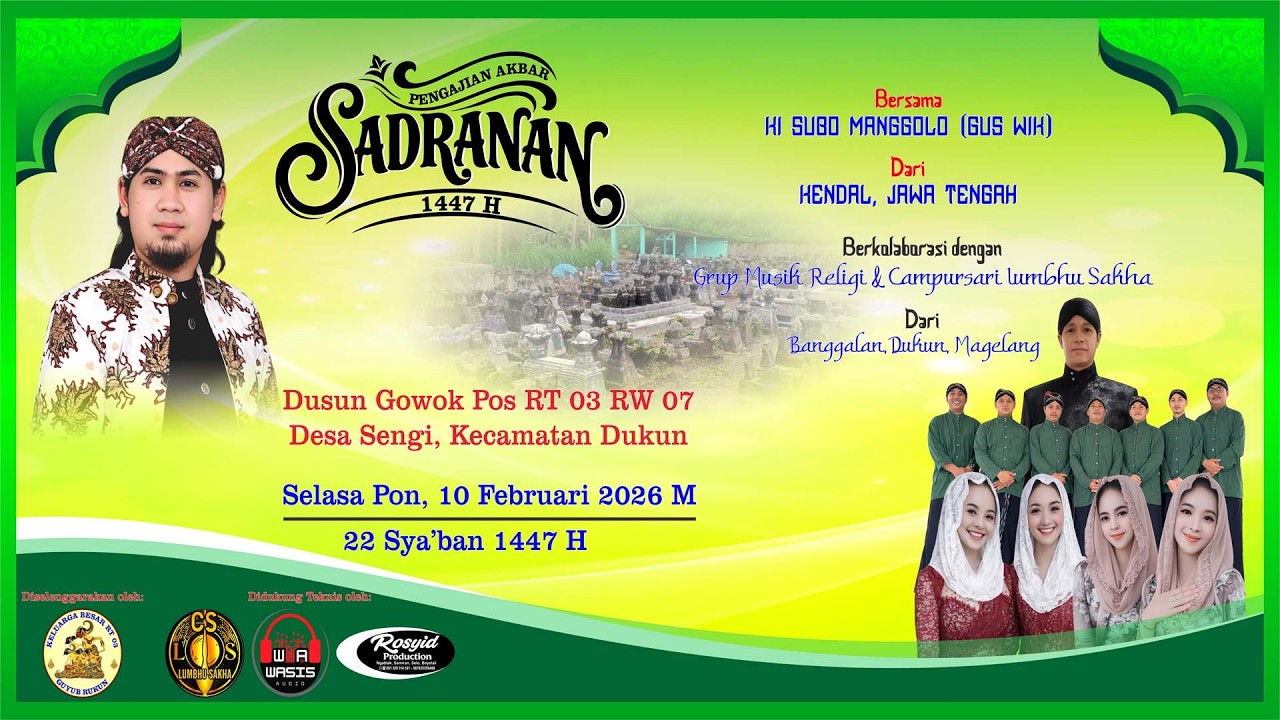 LIVE  CS. LUMBHU SAKHA || PENGAJIAN SADRANAN GOWOK POS BERSAMA GUS WIK || SELASA, 10 FEBRUARI 2026
