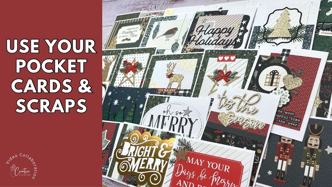 32 FAST Christmas Cards Using Scraps & Leftovers