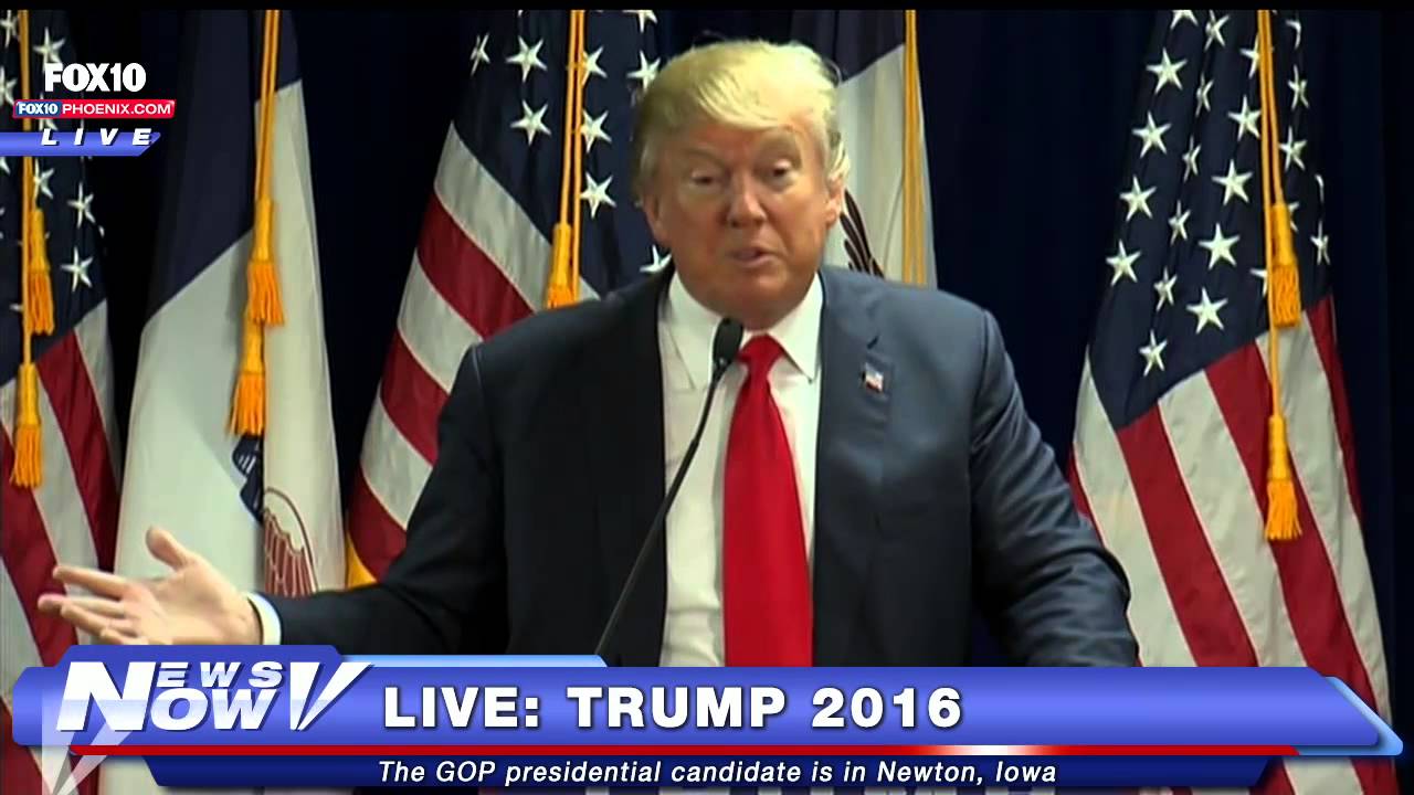 FNN: FULL Donald Trump Rally Newton, Iowa