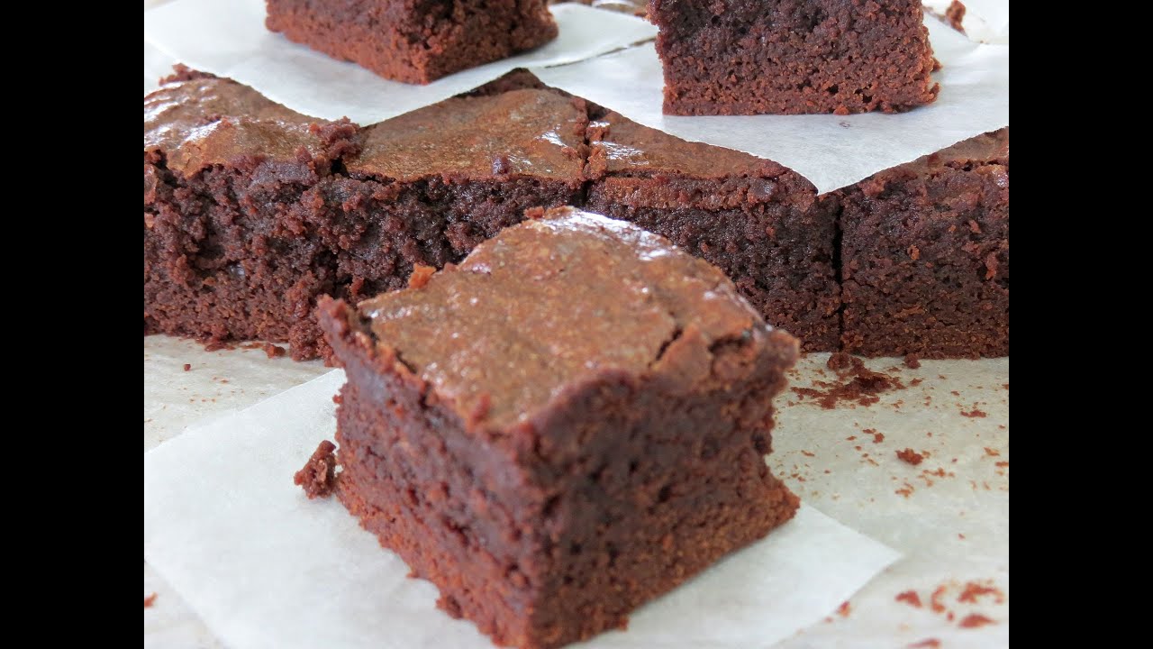 Receta de Brownies -- The Frugal Chef