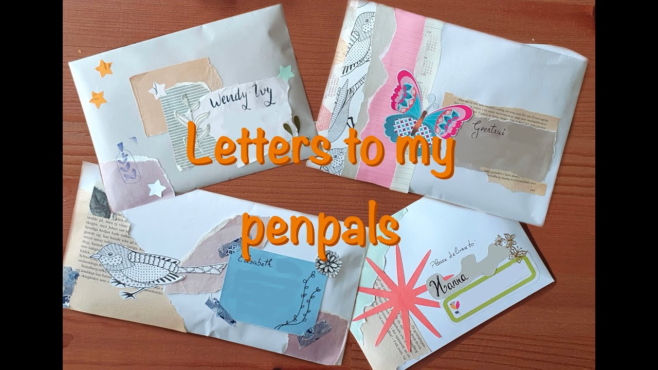 What I sent to my penpals