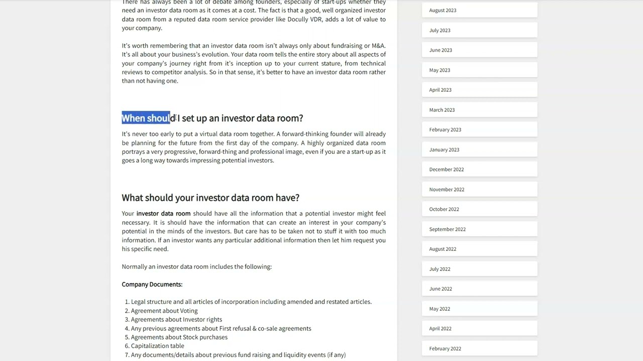 Whats The reviews of virtual data room || vdr Data Rooms