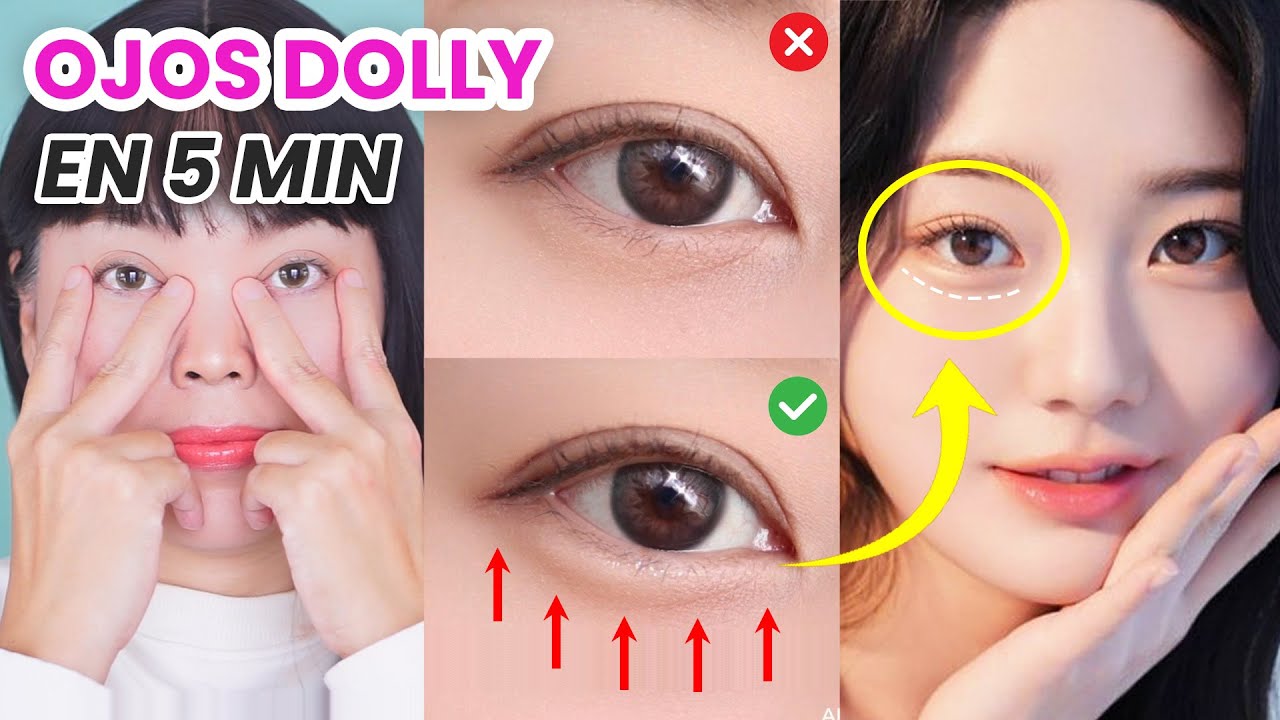 Rutina de Ojos Dolly Coreanos | Consigue Aegyo Sal Natural en 5 Minutos (Sin Cirugía)