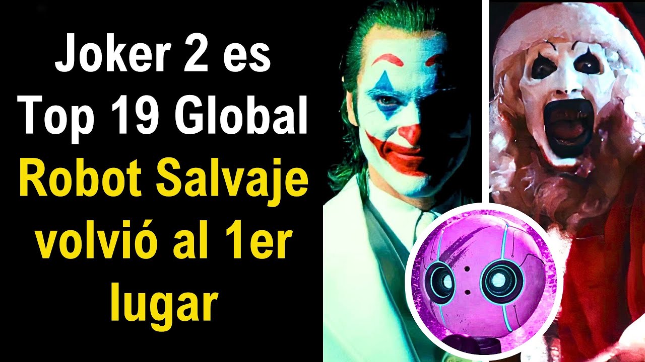 Joker 2 cae al medio millón por día en Taquilla Domestica, Terrifier 3 continua sorprendiendo.