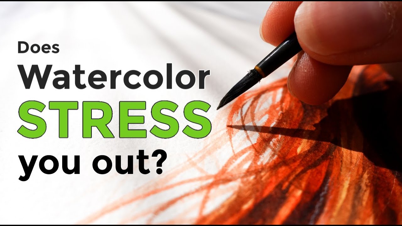The RELAXING Watercolor Technique Even Beginners Can Try