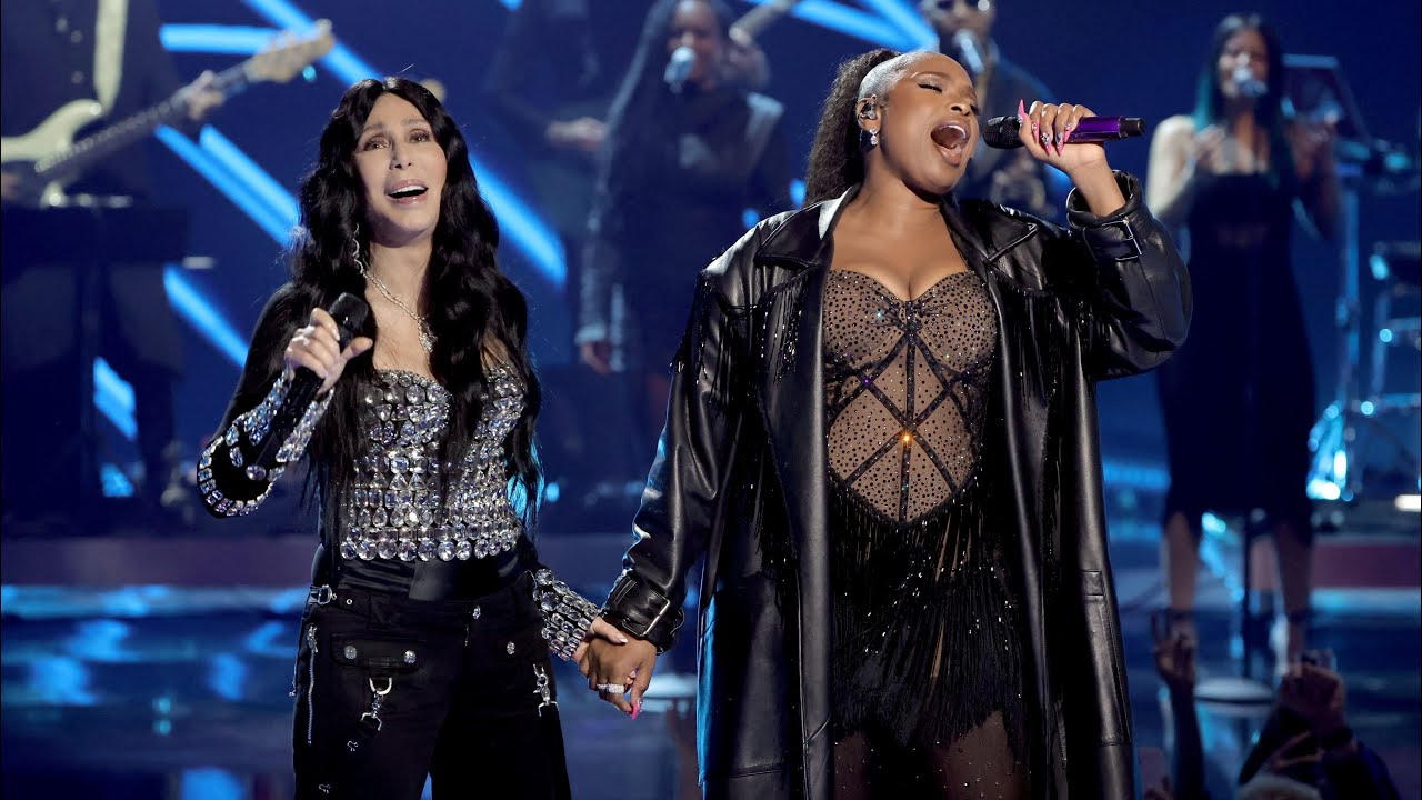 Jennifer Hudson and Cher perform at iHeartRadio Music Awards 2024