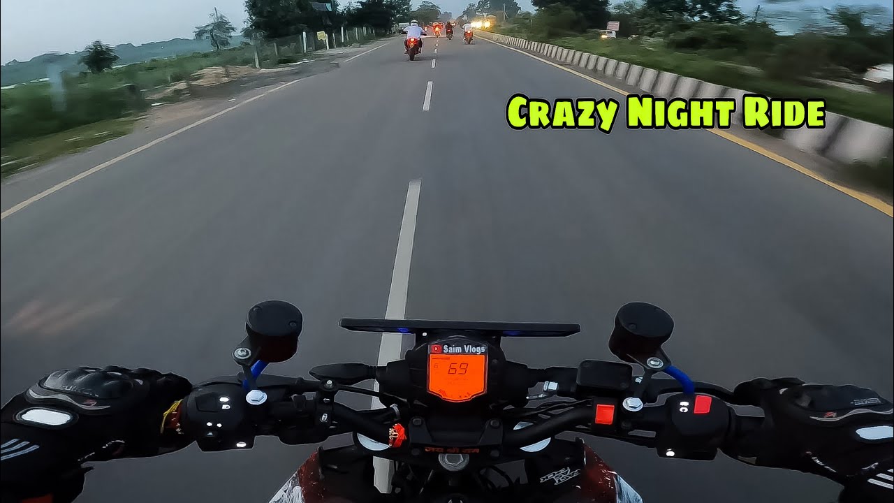 CRAZY SUNDAY NIGHT RIDE || Near Ratanpur || Bilaspur to 35-40 KM || #bikers #motovlog #duke250 
