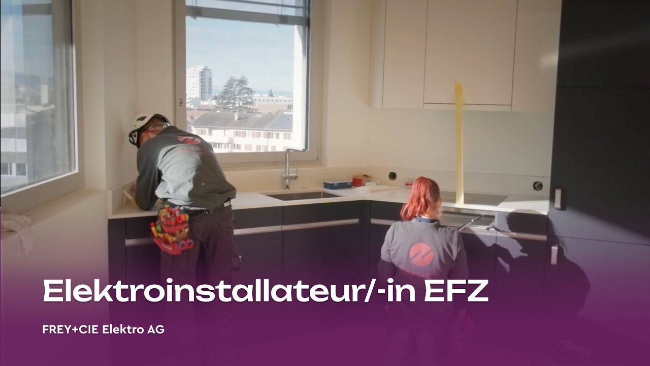 Starte deine Zukunft als Elektroinstallateur EFZ bei der FREY+CIE Elektro AG