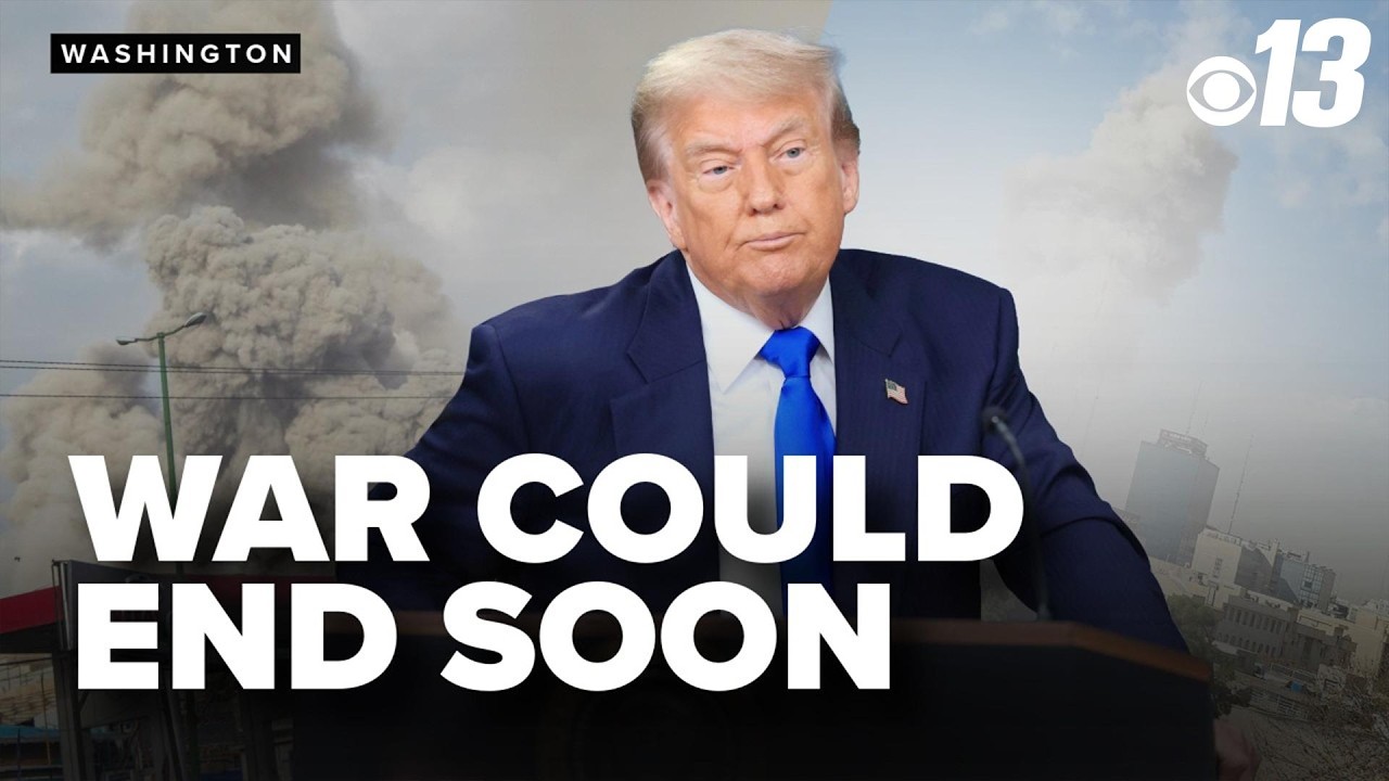 Trump says Iran conflict COULD END 'very soon'