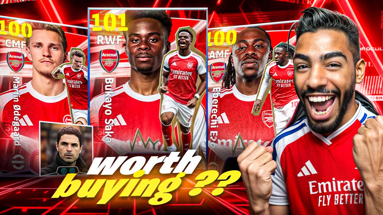 I BOUGHT THE ARSENAL PACK 1500 COINS 🔥 NEW ARTETA 🔥 efootball 26 mobile 