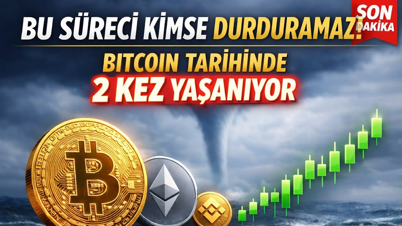 BU SÜRECİ KİMSE ENGELLEYEMEZ! BİTCOİN TARİHİNDE 2. KEZ YAŞANIYOR #savaş #iran #iranisraelwar #crypto