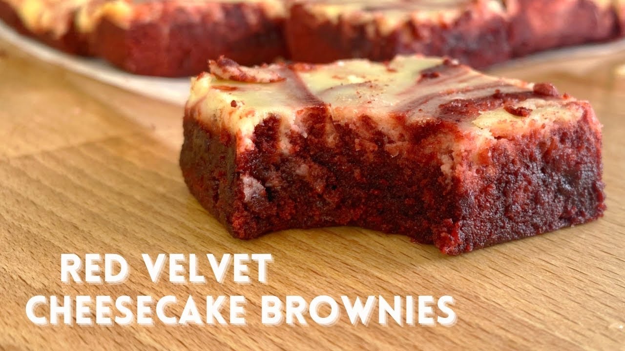 RED VELVET CHEESECAKE BROWNIES | Red Velvet Brownies