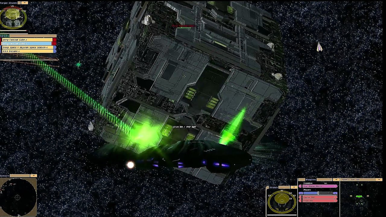 Dark Defiant & DS9 vs. the Bjorg | Viewer request | Bridge Commander Battle | Twist at the end...