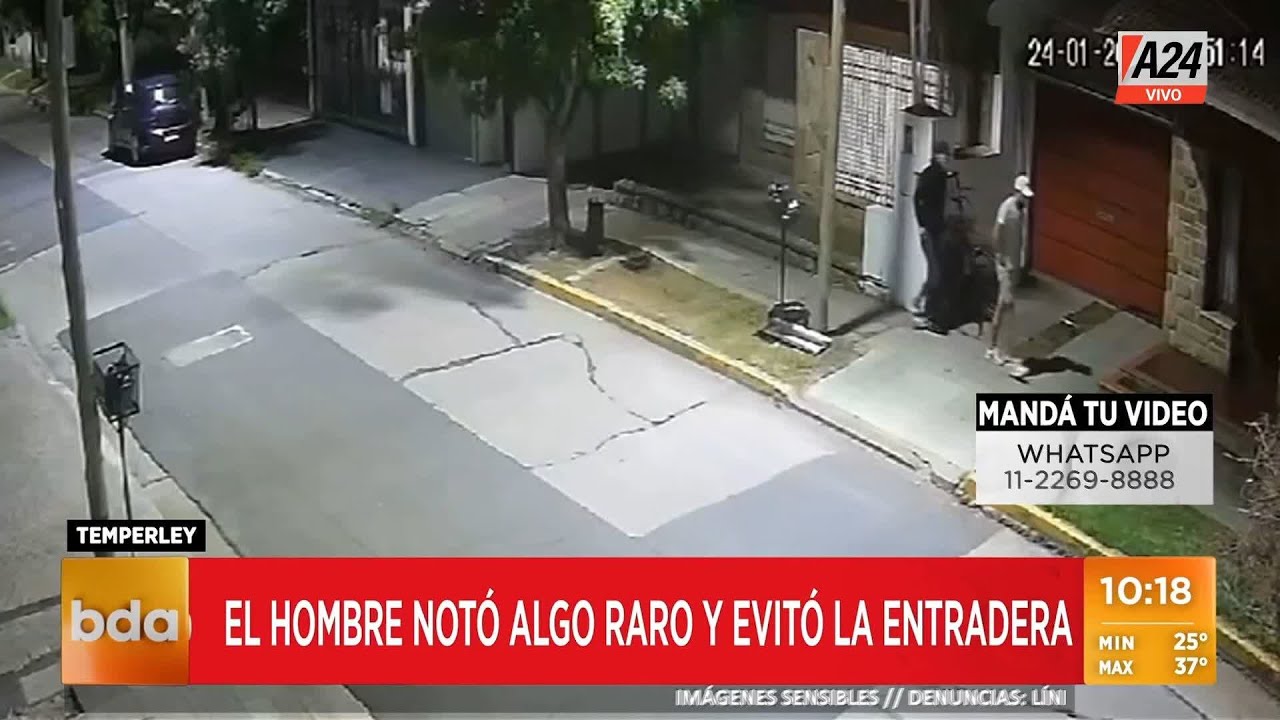 🚨 Temperley: un hombre evit&oacute; una entradera