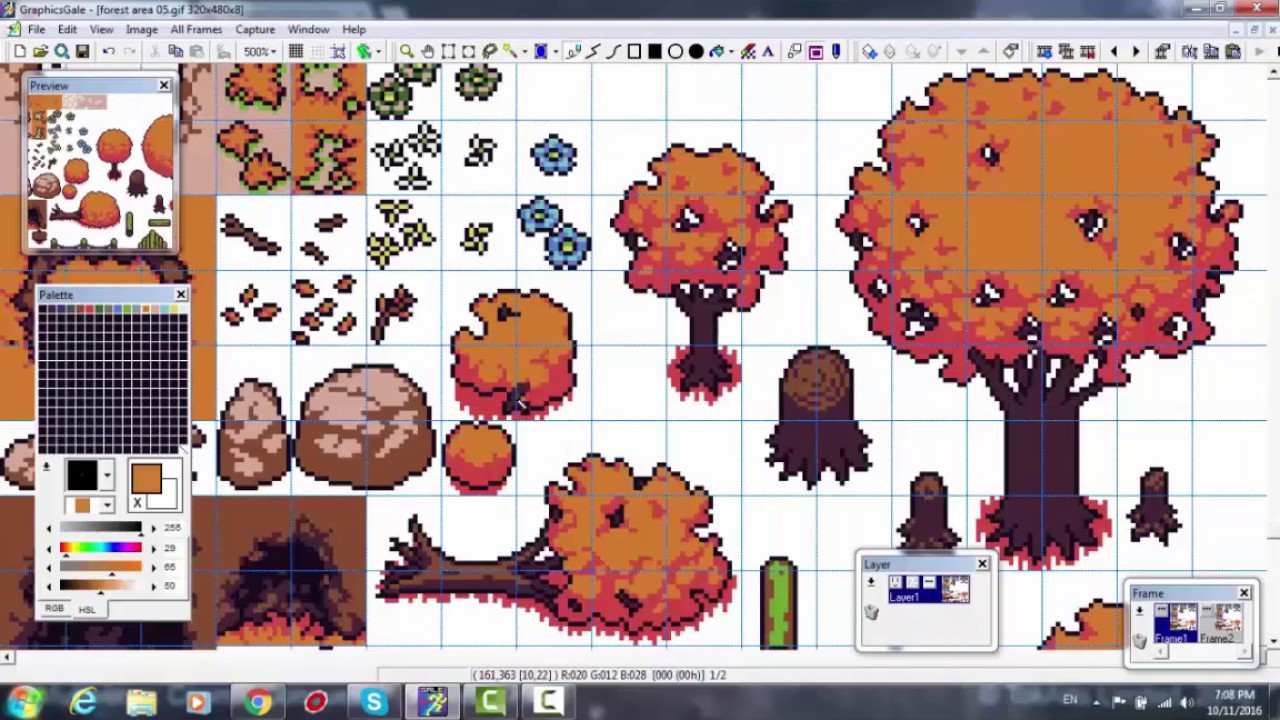 Forest Area - Towards the Pantheon speed art