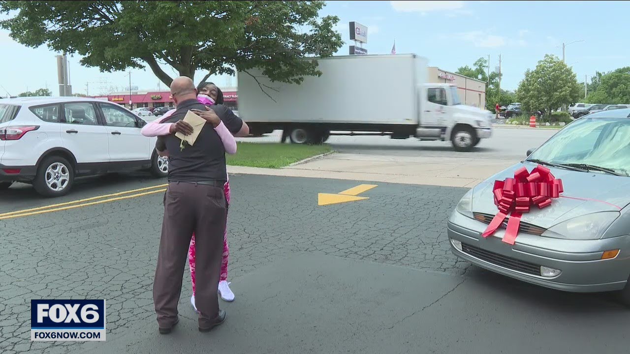 West Allis Midas manager gifts woman new car | FOX6 News Milwaukee
