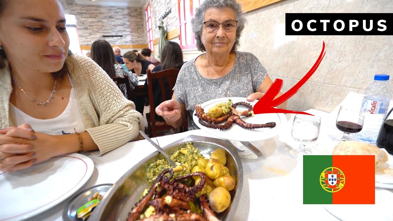 A Portuguese Market with Grilled Octopus - Almeirim