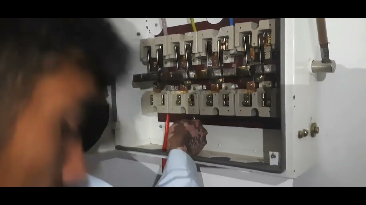 Complete changeover installation for grid supply and genset supply