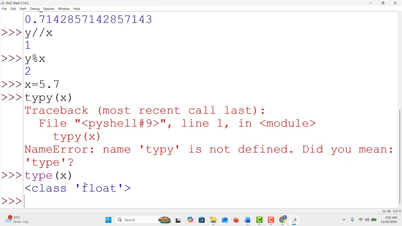 VIDEO1 LÀM QUEN VỚI LẬP TRÌNH PYTHON