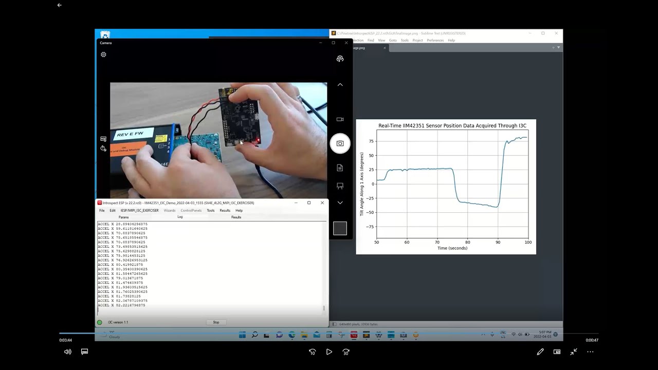 Creating a Real-Time MIPI I3C Sensor App Using Introspect's Pinetree Software
