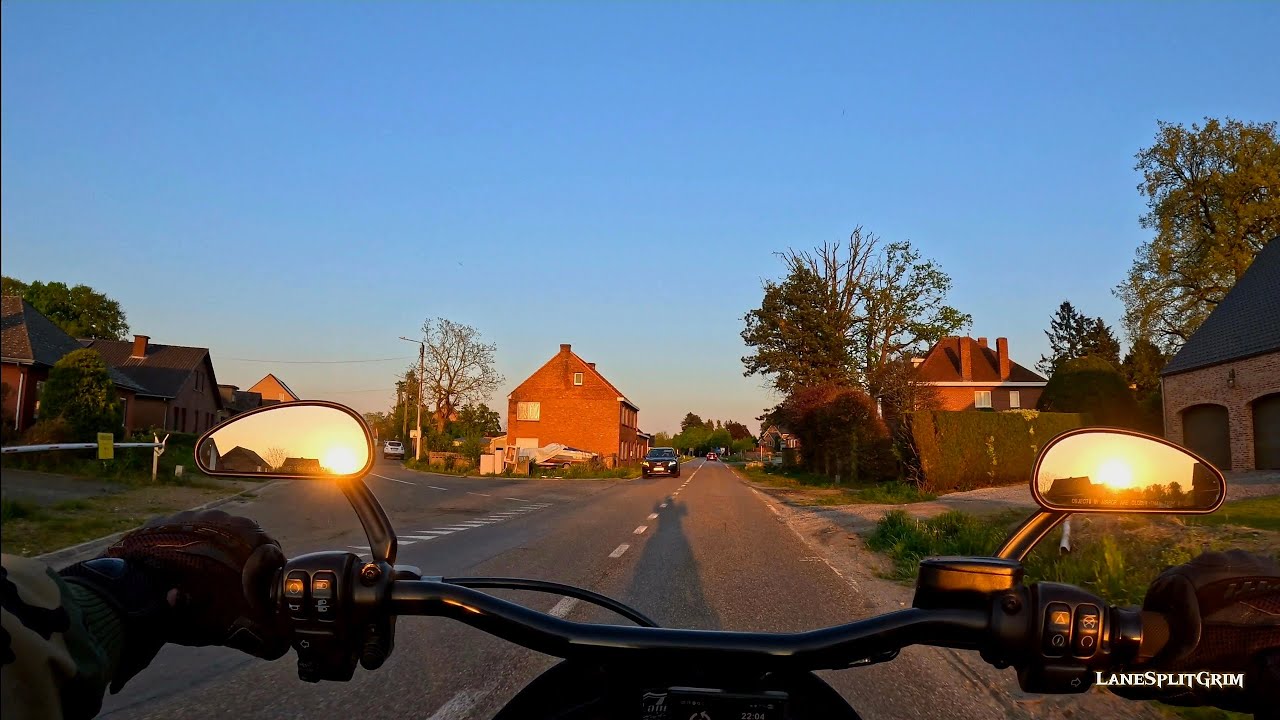 Sunset ride through incredibly charming Belgium from Paal via Beringen to Leopoldsburg