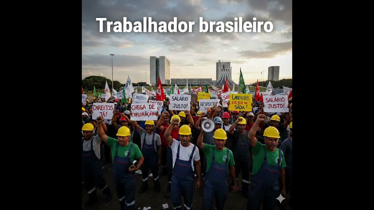 Trabalhador brasileiro. 