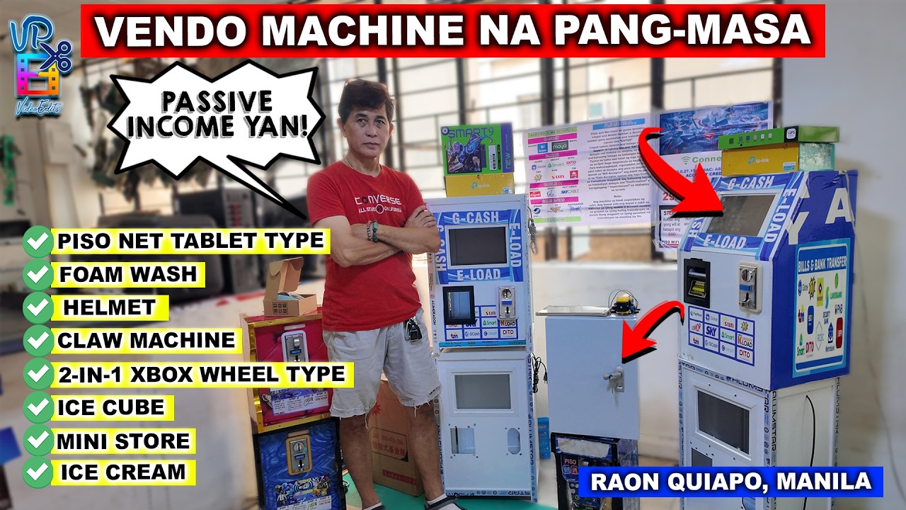 Mga Bago At Latest PANG-MASA VENDO MACHINE Na Patok Na NEGOSYO At PASSIVE INCOME Ngayong 2026 | P2