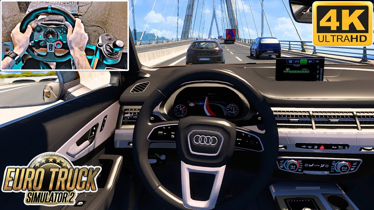 Euro Truck Simulator 2 - Audi SQ7 - Logitech G29 Gameplay (ETS2 Gameplay)