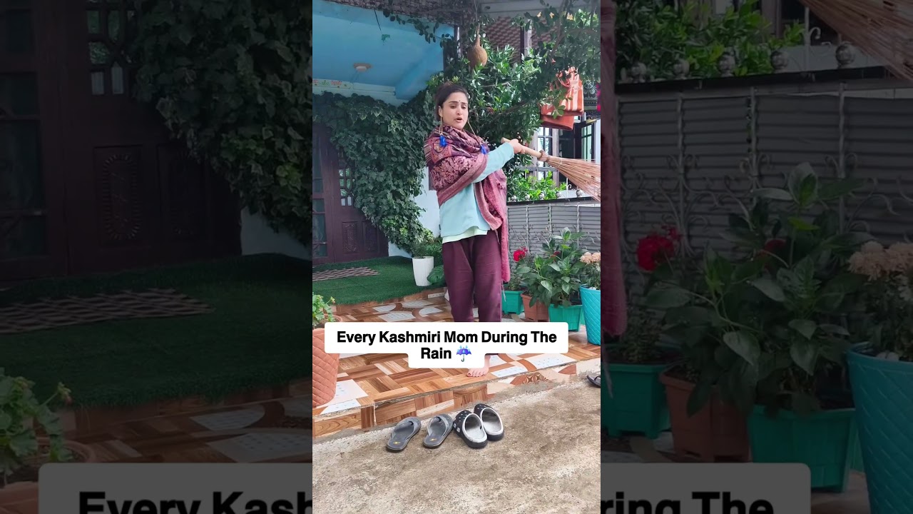 kashmiri maa aur barish💀#explore #comedy #funny #kashmir #kashmiri #weather #rain