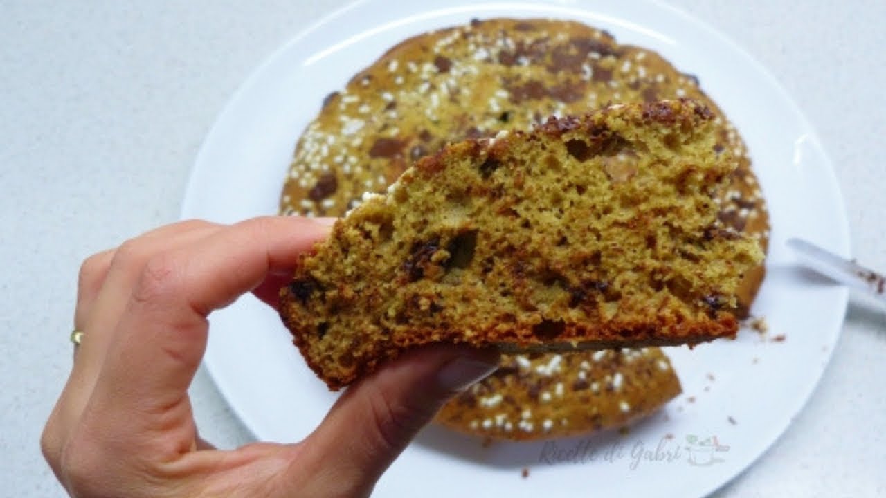 TORTA CON DATTERI E CIOCCOLATO SENZA ZUCCHERO , soffice e facile- RICETTE DI GABRI