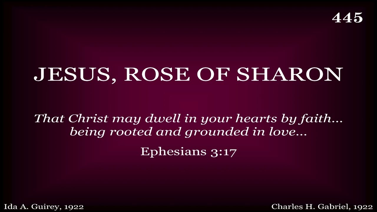 Jesus, Rose of Sharon | Medley