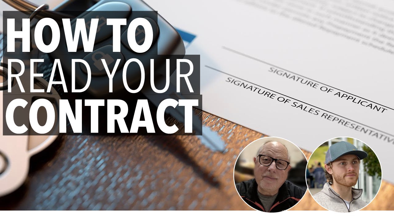 Watch This Before You Finance Your Next Car (Former Dealer Explains How to Read a Purchase Contract)
