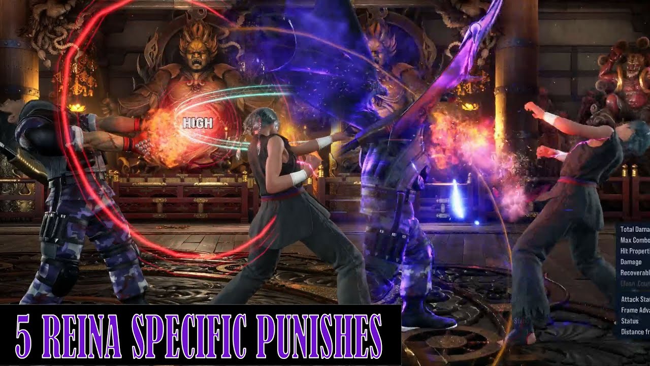 5 MORE Moves You Can Punish With Reina's Parry - TEKKEN 8