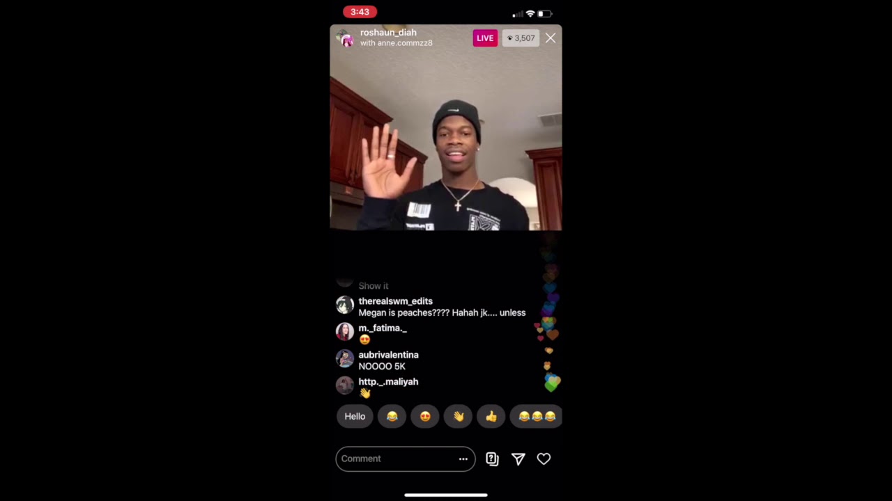 Roshaun Exposes Girl And Claims It's Megan Louise On Instagram Live *FACE REVEAL* 3/25/20