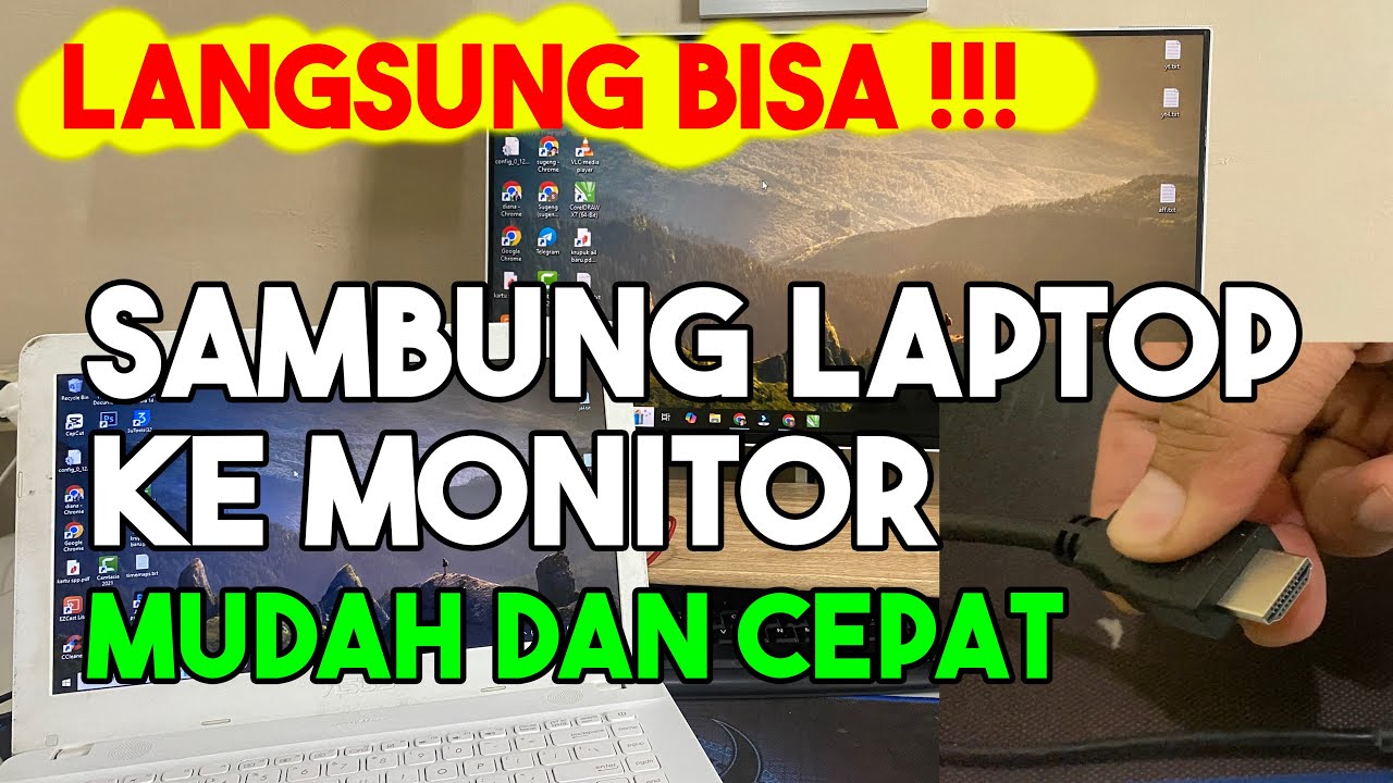 Cara Menyambungkan Laptop ke Monitor Eksternal Mudah & Cepat!