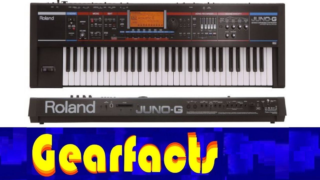 Roland Juno G demo and tour