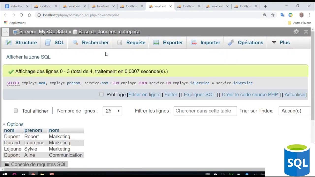 SQL Analyse de données :  Du produit cartésien aux jointures internes