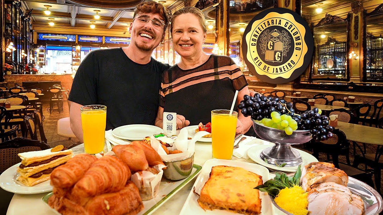 Famoso Café da manhã da Confeitaria Colombo I Rio de Janeiro/RJ