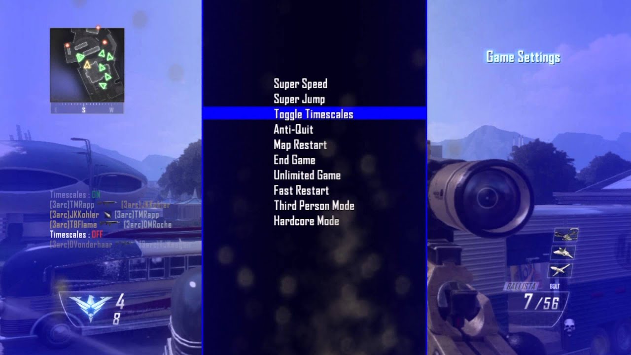Black Ops 2 GSC Mod Menu - Project Trinity v2