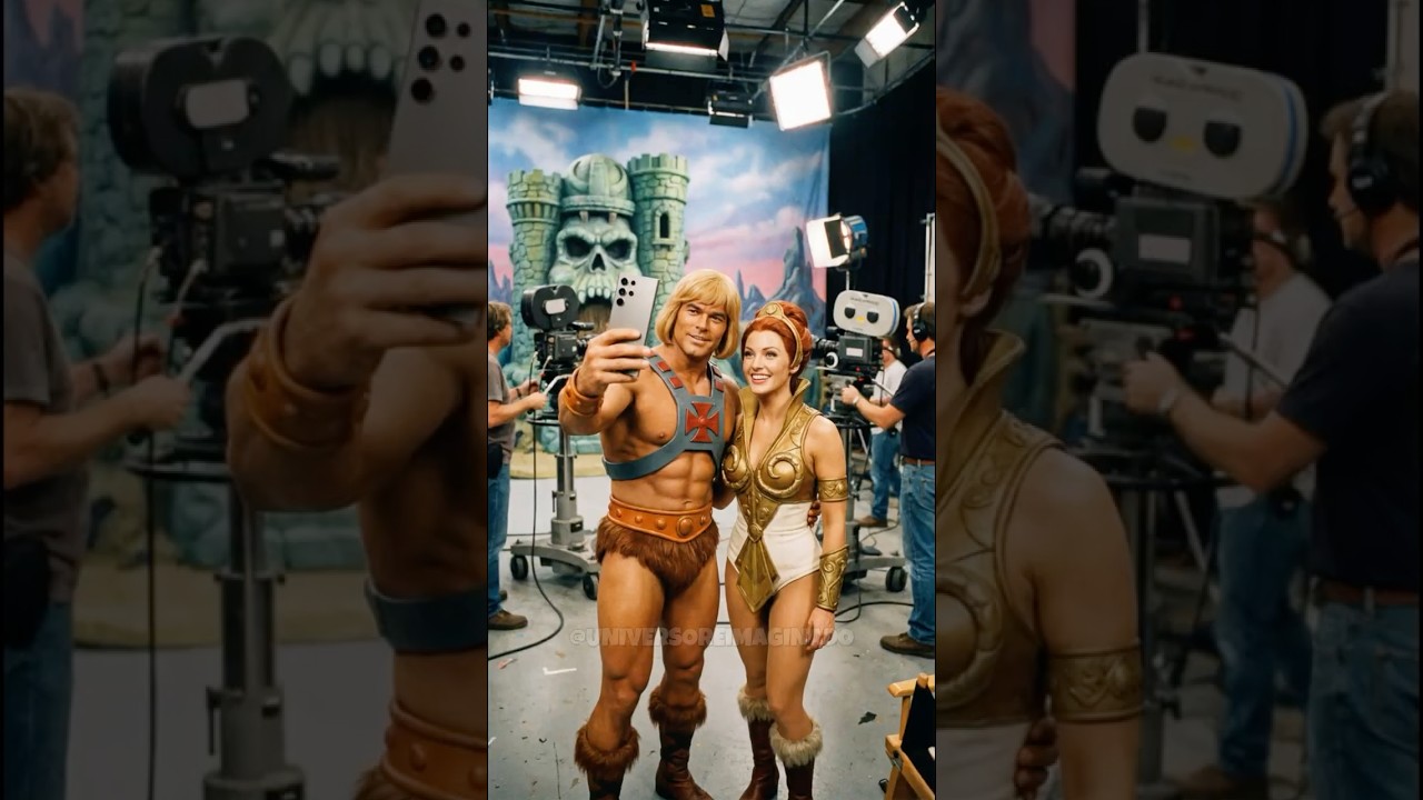 He-Man and the Masters of the Universe ⚔️ visiting the original Eternia sets in the present day