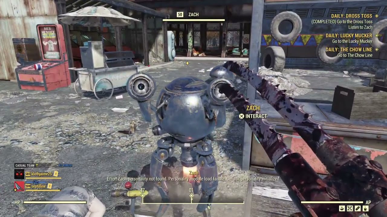 Fallout 76 Dross Toss Tutorial