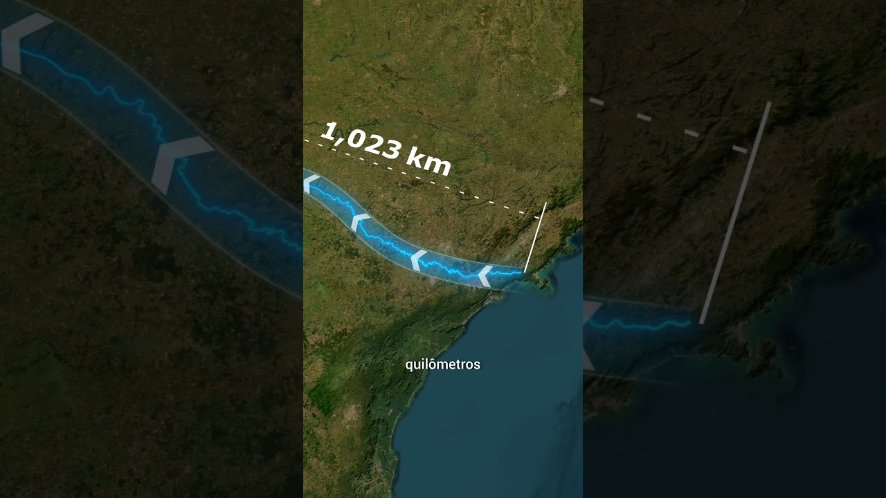 Voc&ecirc; sabia que o Rio Tiet&ecirc; corre para o interior do pa&iacute;s?  #mapas #geografia #rio #saopaulo #tiet&ecirc;