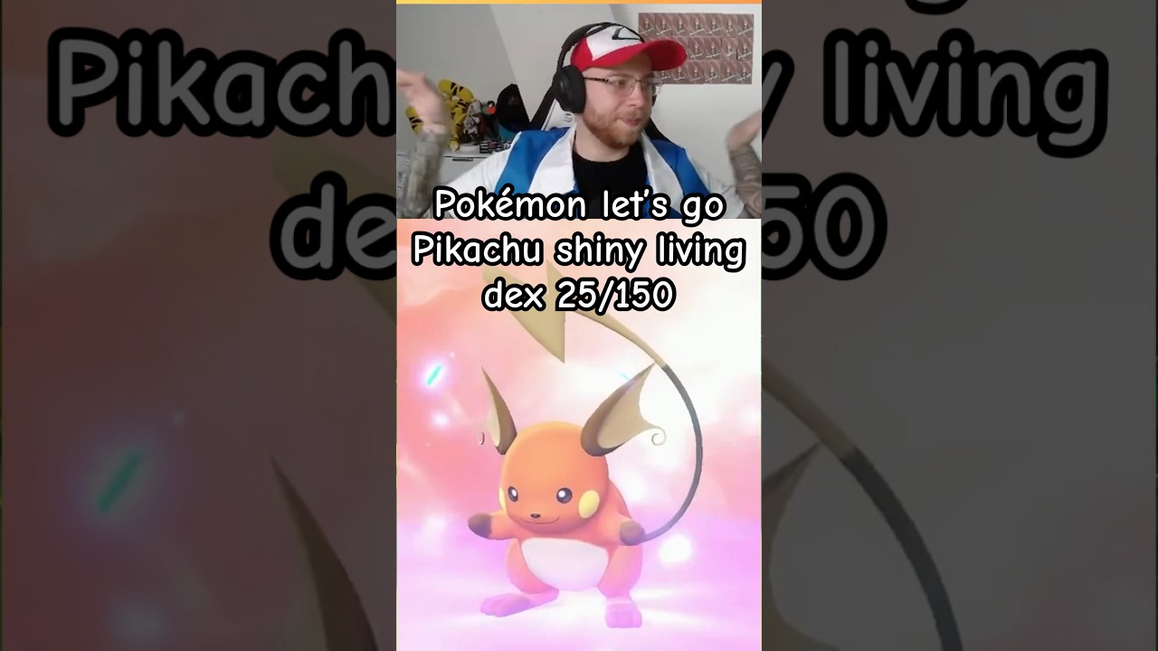 Pokémon let’s go Pikachu shiny living dex 25/150 