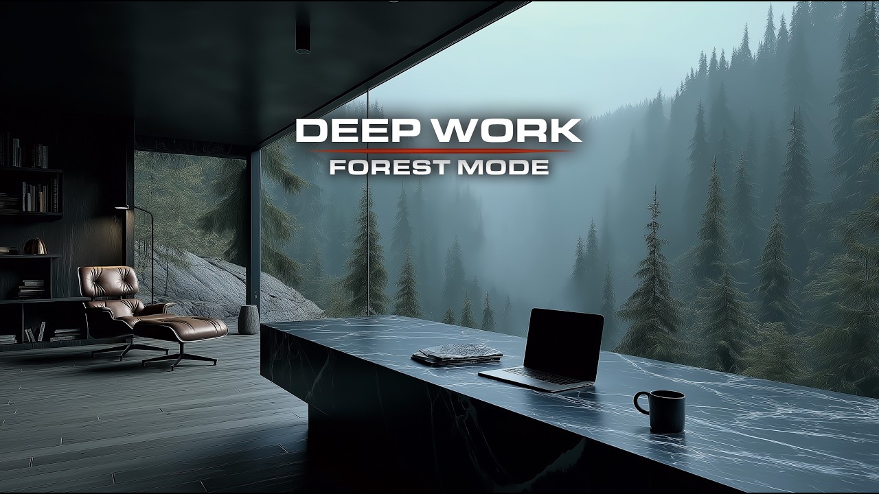 Deep Work Forest Mode – 3H Focus Music for Study, Coding & Flow State