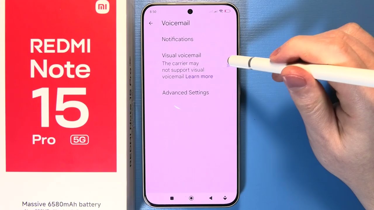 Redmi Note 15 Pro 5G: Все настройки голосовой почты